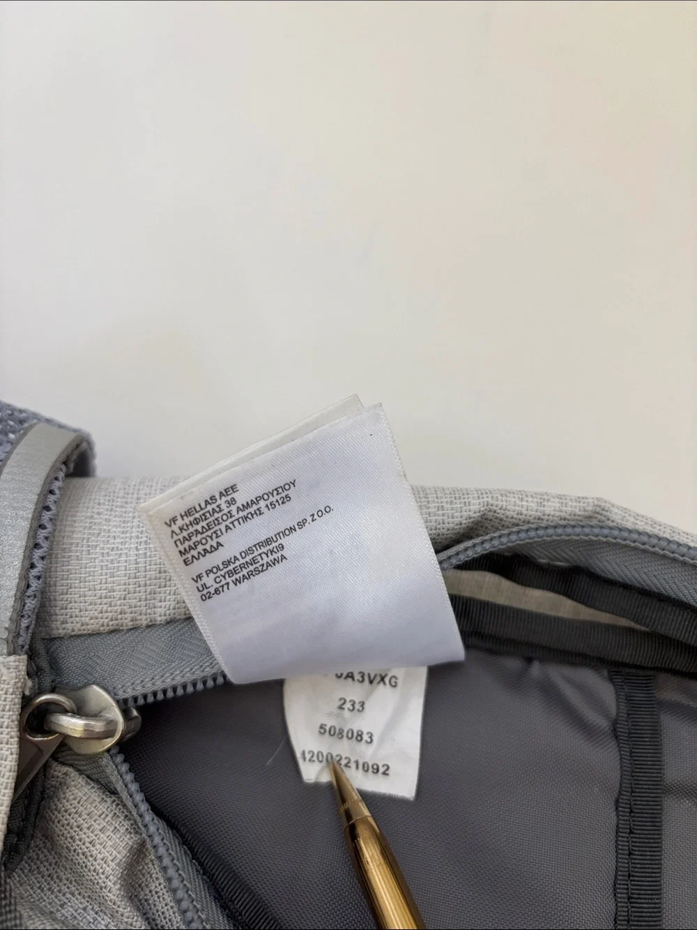 North Face Gray Jester Backpack Laptop Sleeve College School Travel Hiking